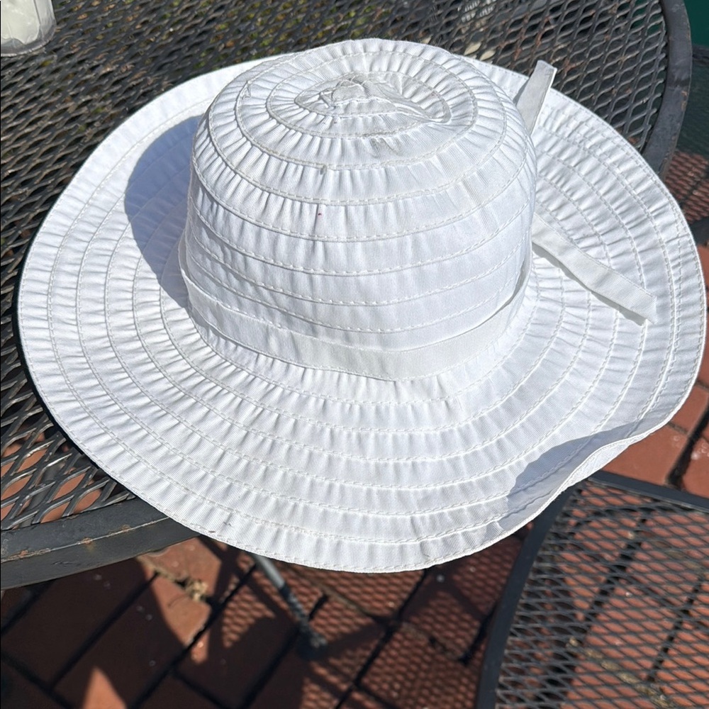 Scala White Sun Hat